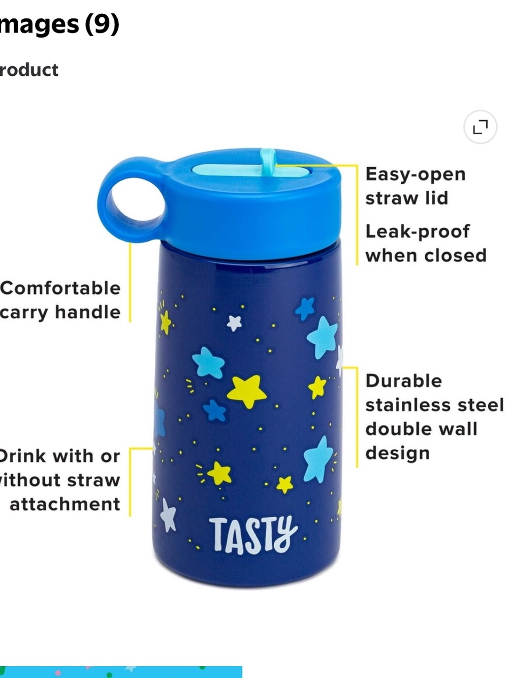 Tasty insulated bottle